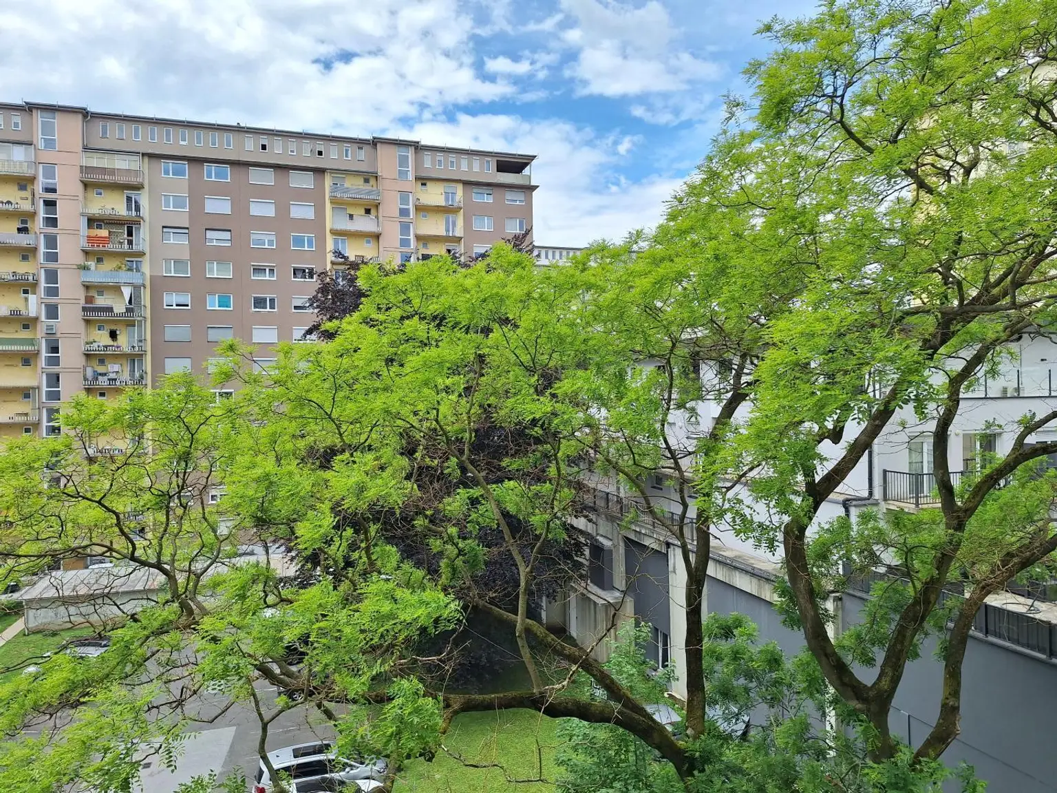 Ausblick vom Westbalkon