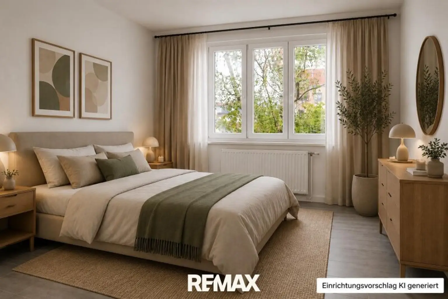 Schlafzimmer, Einrichtungsvorschlag