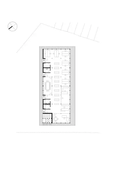 Das Traumbüro - komplette, oberste Etage, riesiger Balkon, tolle Architektur, Parkplätze