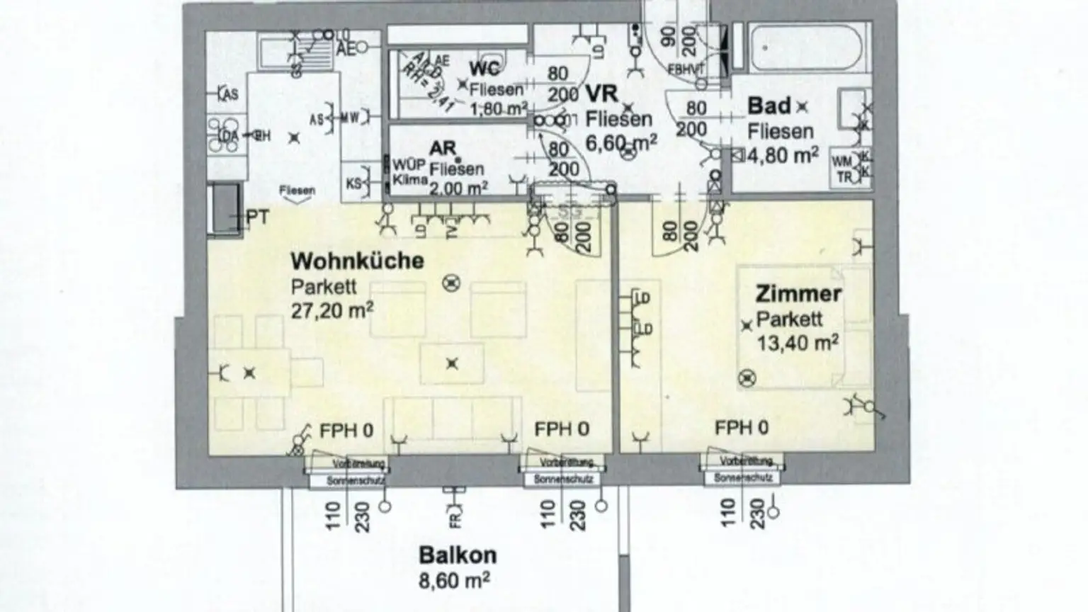 Moderne 2-Zimmer-Wohnung mit Balkon und Stellplätzen in Gerasdorf bei Wien!