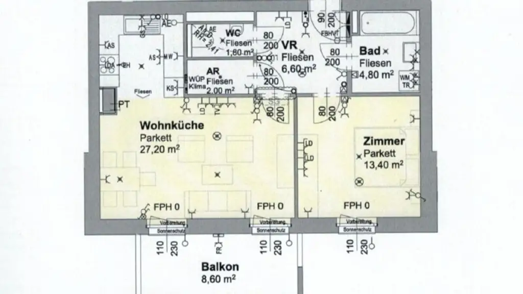 Moderne 2-Zimmer-Wohnung mit Balkon und Stellplätzen in Gerasdorf bei Wien!