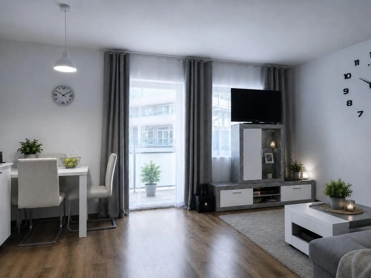 Wohnung - Wohnen-Essen-Kochen.-