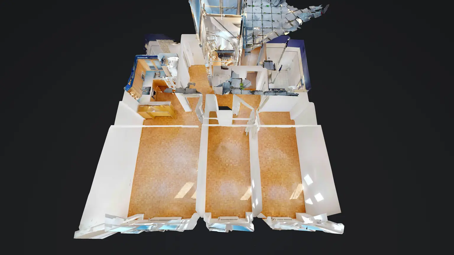 3-Zimmer-Wohnung mit privater Dachterrasse, Klimaanlage und Ruhelage