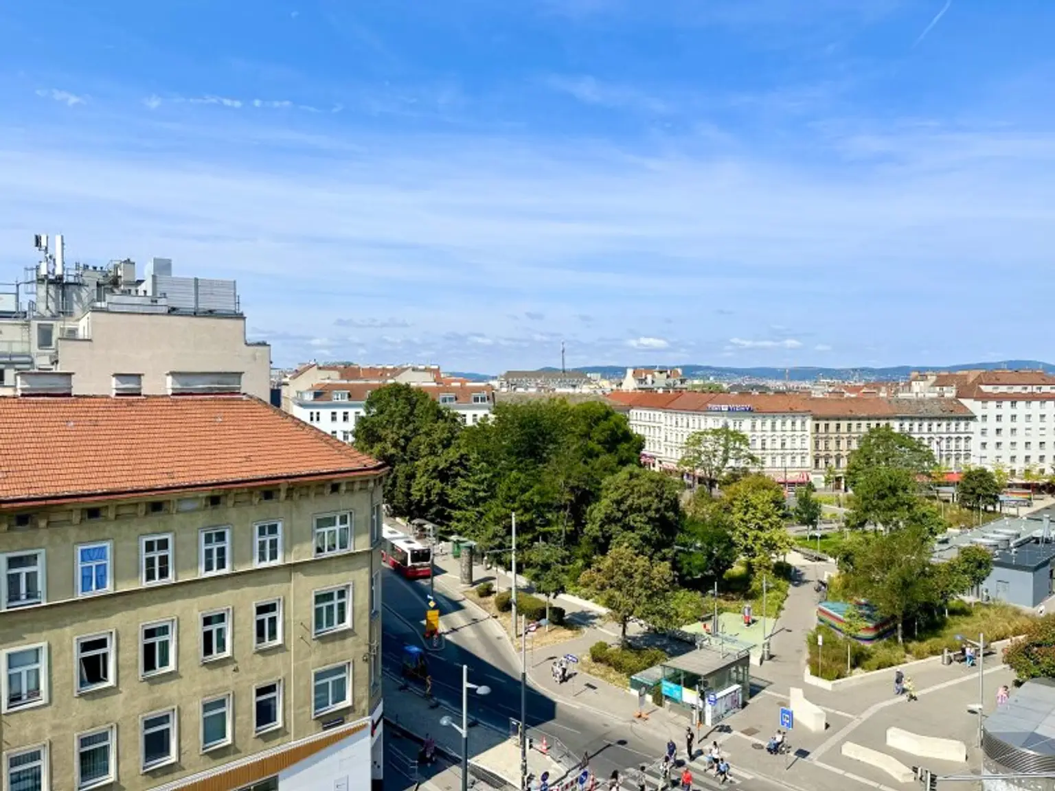 Blick aus dem Fenster