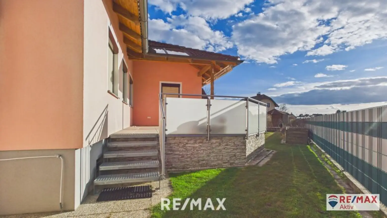 Aufgang zur Terrasse