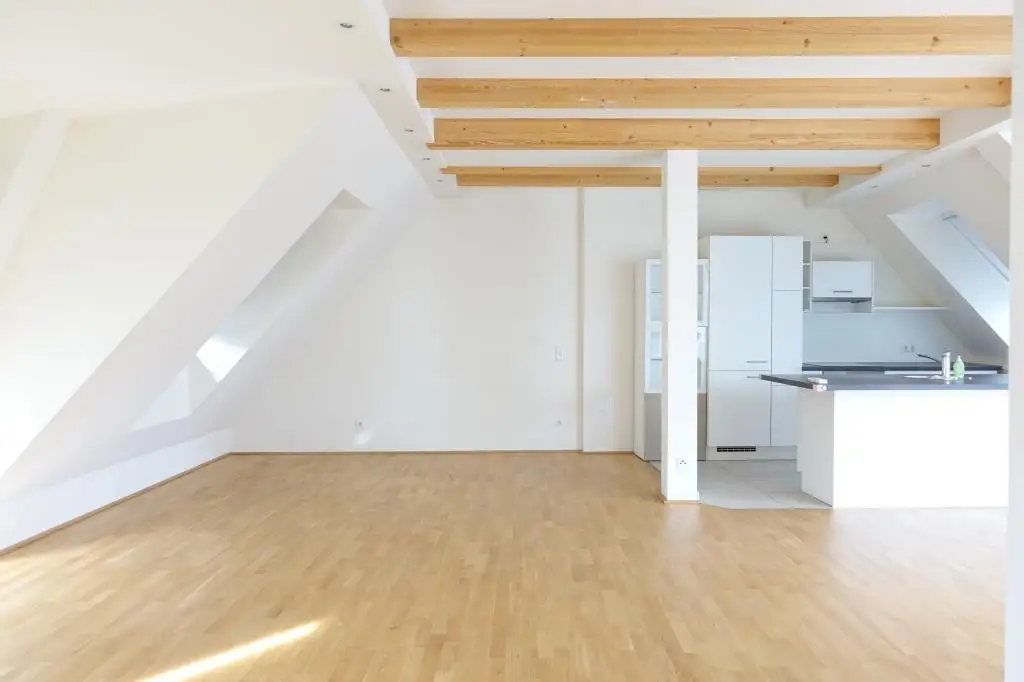 DG-Wohnung mit Traumaustattung 67m² Terrassenfläche - Grenze 1. Bezirk!!!
