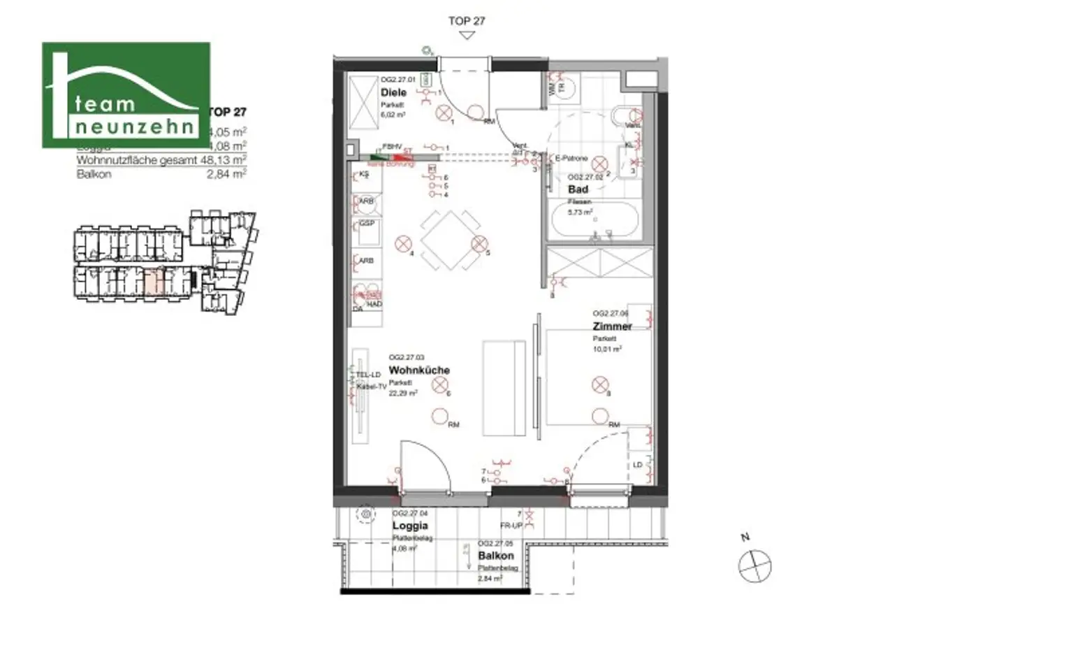 Wohnen im Neubau-Viertel nahe Kagraner Platz und Gewerbepark Stadlau - Hochwertige Wohnung ab Oktober 2025!