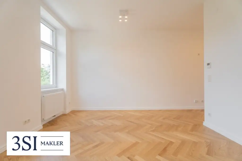 Erstbezug in ruhiger Lage mit Grünblick – sanierte Altbauwohnung am Laubeplatz