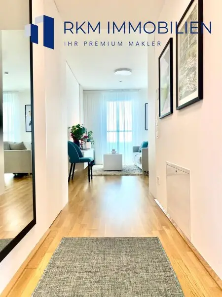 Exklusive und moderne 3-Zimmer-Wohnung mit Balkon in 1020 Wien – Einzigartige Aussicht, Marina Tower, VIP - Location
