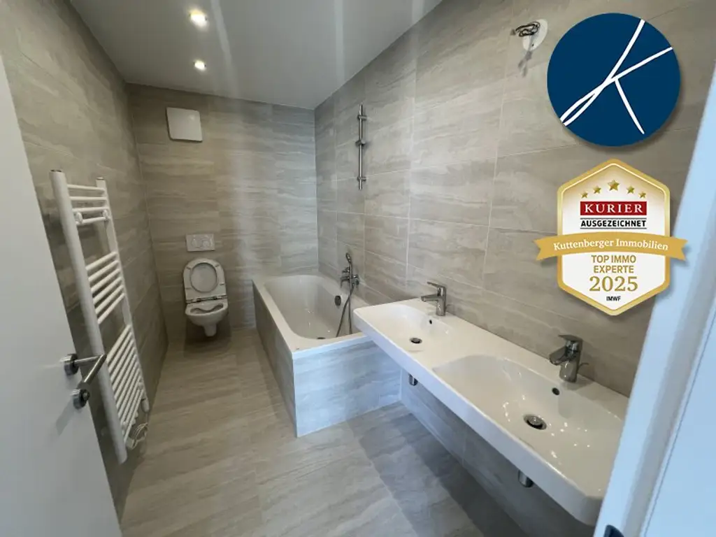 *Superprojekt: "Über den Baumwipfeln" Top 43  Erstklassige 3-Zimmer Wohnung mit Blick auf die Kastanienbäume + Balkon