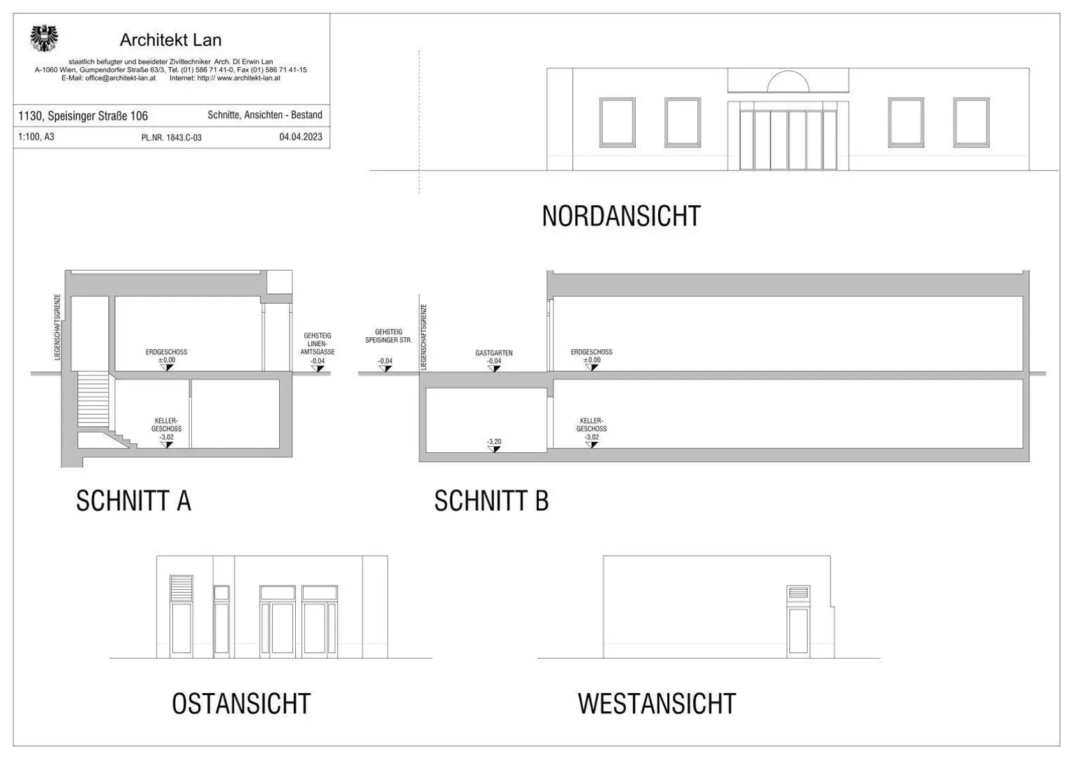 Gebäude Anischt