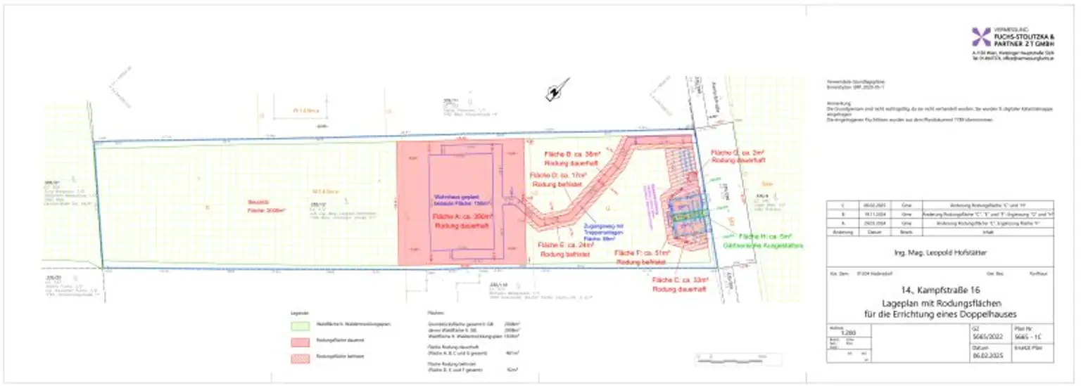 *****Hanggrundstück mit Baubewilligung für Doppelhaus mit 325 m² Wohnfläche*****