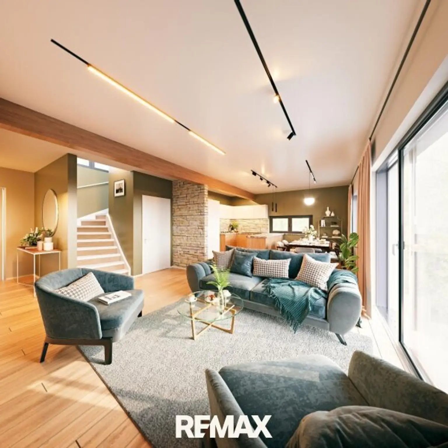 Mieming - Visualisierung - Wohnzimmer
