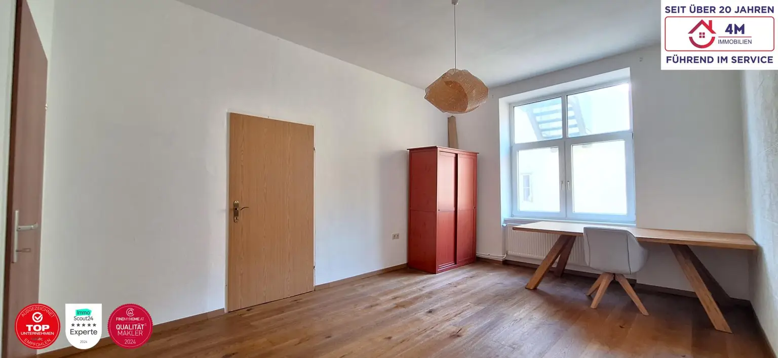 🌿 Ruhig ☀️ Hell 📍 Zentral – 2-Zimmer-Wohnung im Quergebäude mit Lift