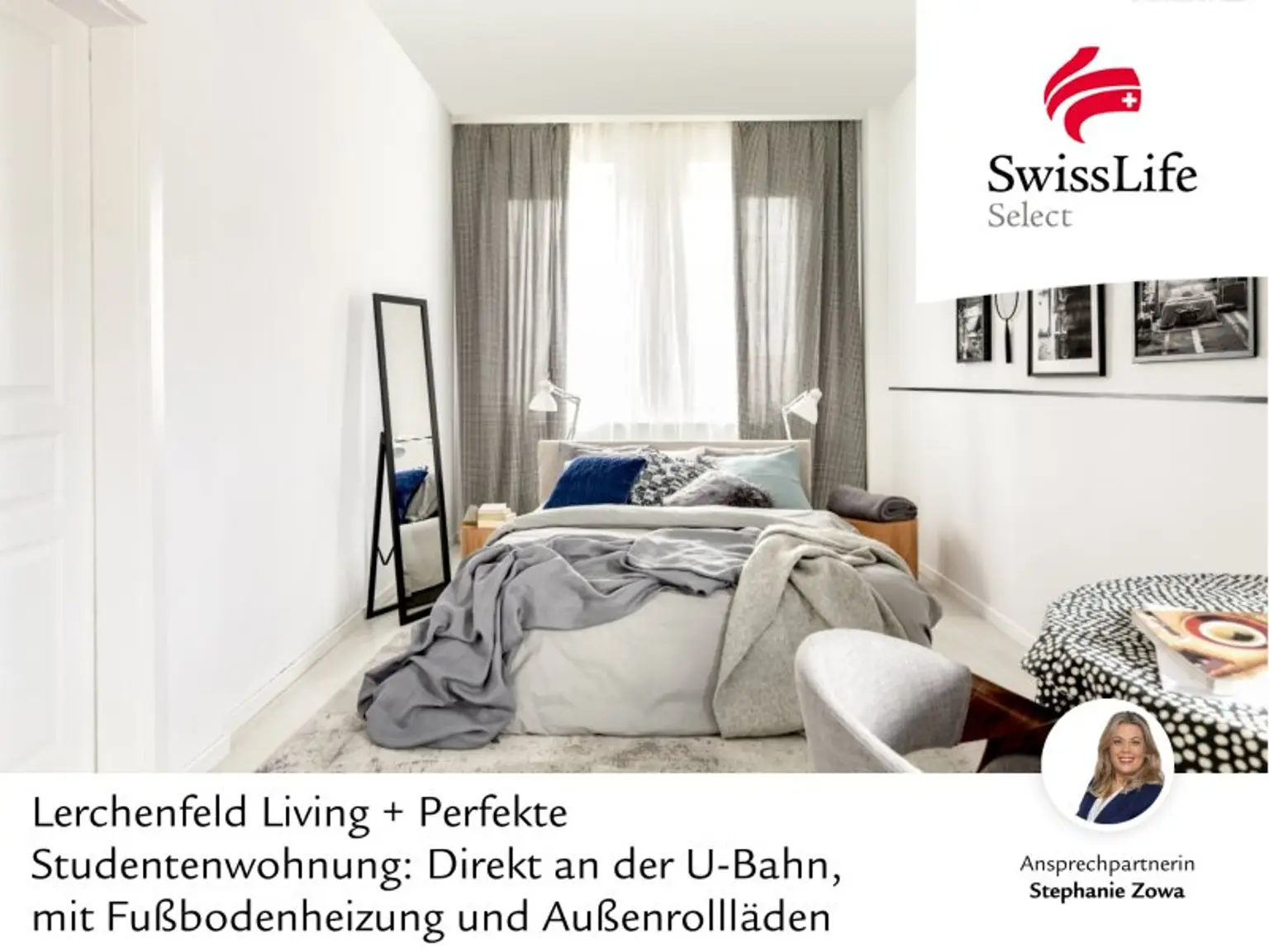 + Lerchenfeld Living + Perfekte Studentenwohnung: Direkt an der U-Bahn, mit Fußbodenheizung und Außenrollläden