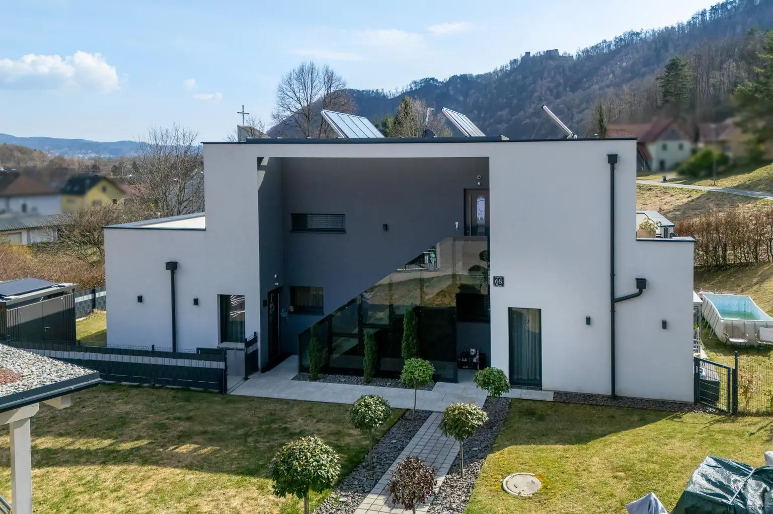 Luftbild Zugangsbereich