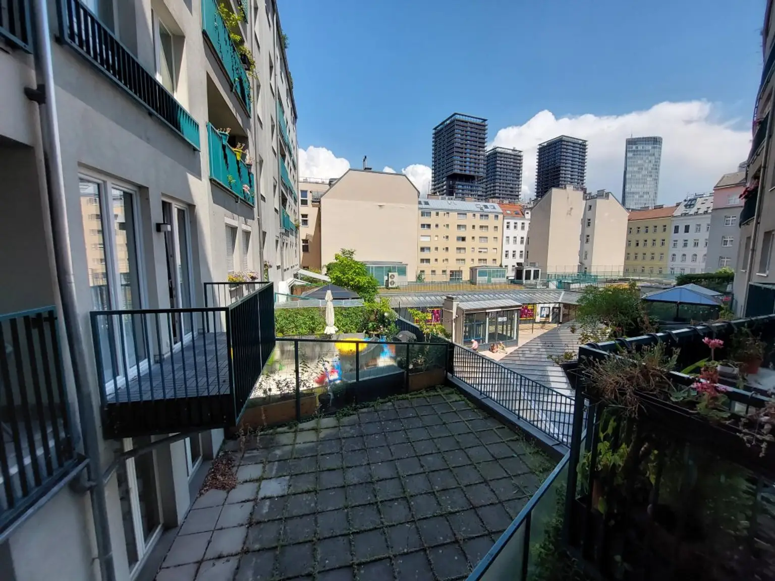 Ausblick Innenhof