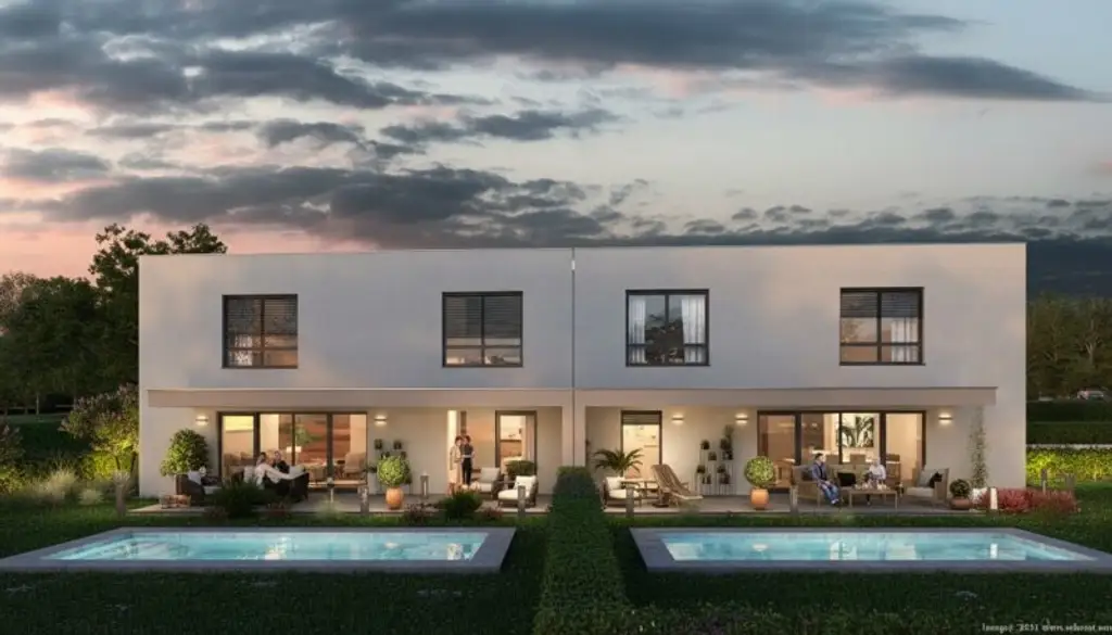 Doppelhaus-Neubauprojekt "EIBENWEG Pasching"