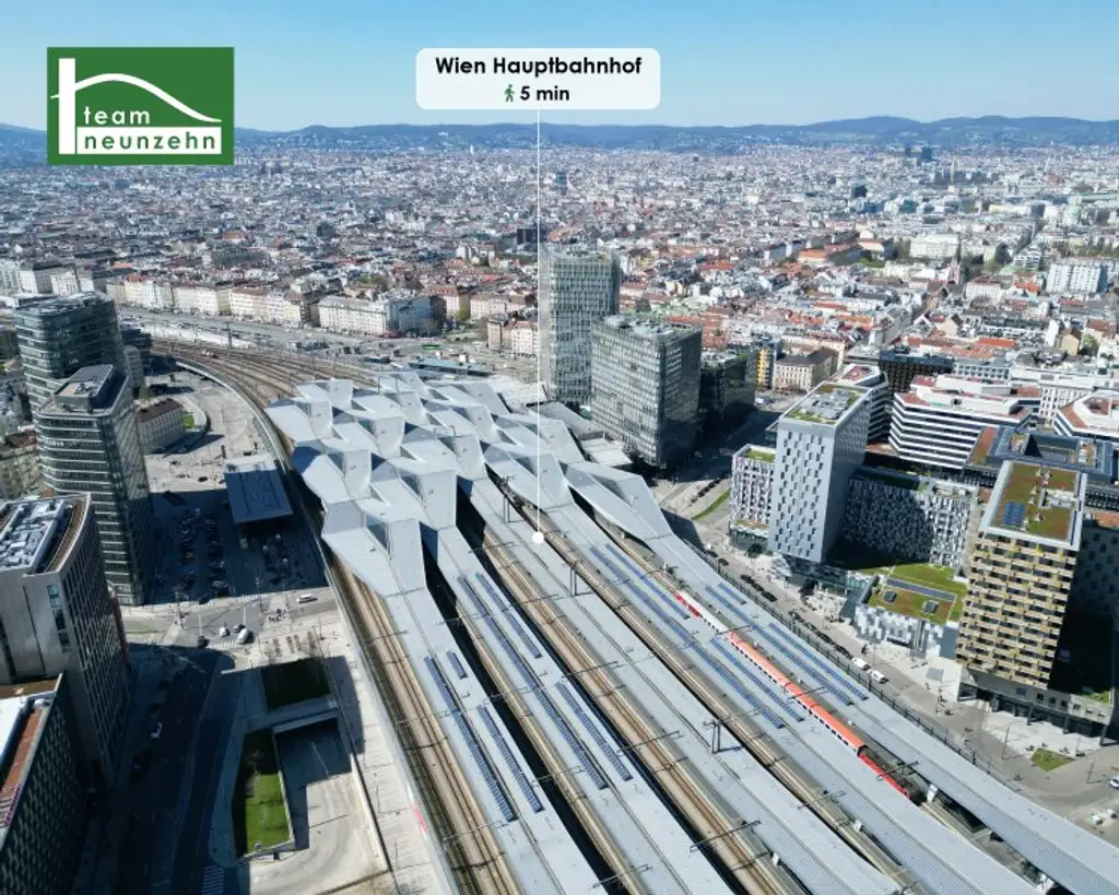 Urbanes Wohnen mit Klasse – exklusive Neubauwohnung beim Wiener Hauptbahnhof - ab 01.12.2025 beziehbar!