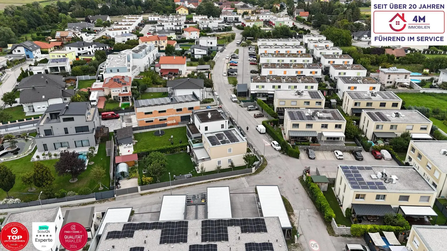 4-Zimmer-Doppelhaushälfte mit Photovoltaik und 3 Stellplätzen