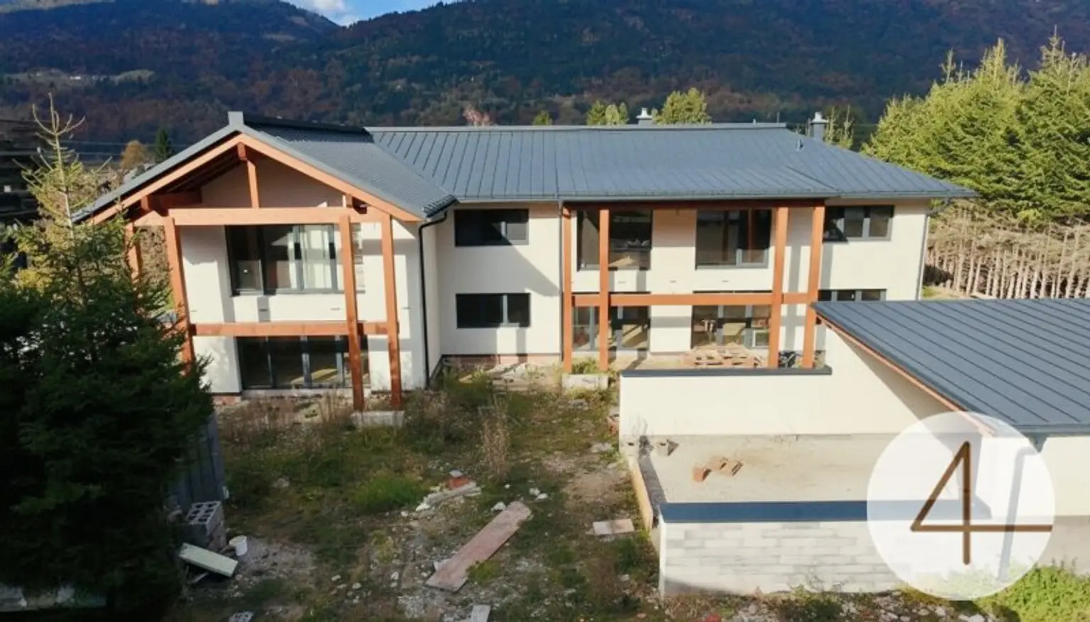 Green House Appartements - Wohnungspaket – direkt am Skilift Nassfeld  grüner Panoramablick - 28 PV-Panele - Stellplätze