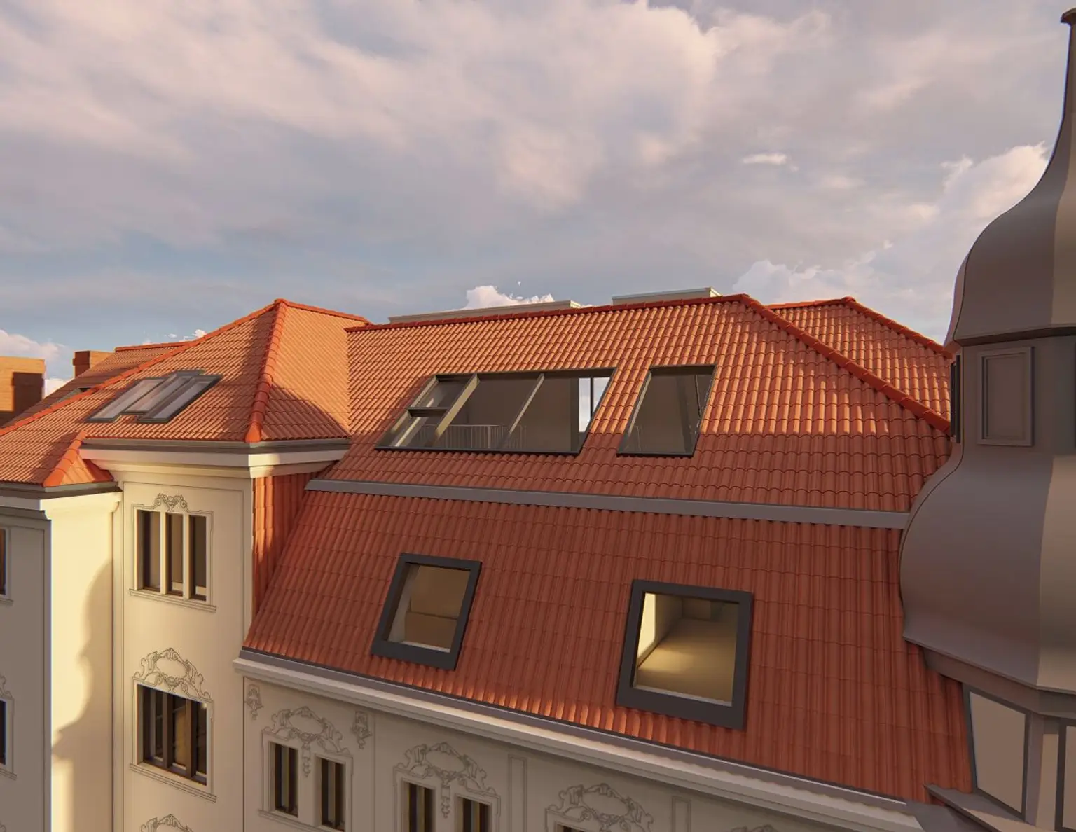 Erstbezug! Moderne Dachgeschoßwohnung mit Terrasse in der beliebten Josefstadt!