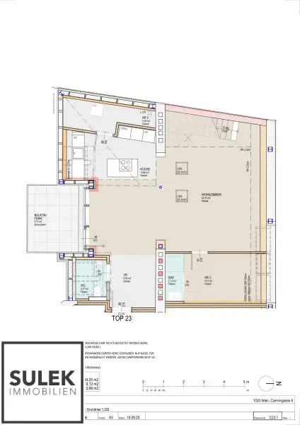 Erstbezug mit weitläufigem & lichtdurchfluteten Wohnbereich, sowie 2 hofseitigen Freiflächen