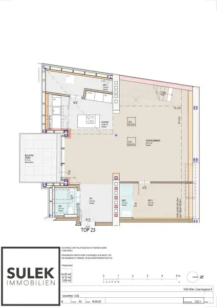 Erstbezug mit weitläufigem & lichtdurchfluteten Wohnbereich, sowie 2 hofseitigen Freiflächen