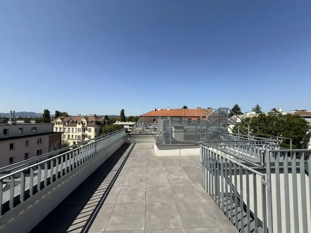 BELGHOFERHAUS 42 - Exklusive 3-Zimmer Penthousewohnung mit direktem Liftzugang und Klimageräten sowie eigener Dachterrasse