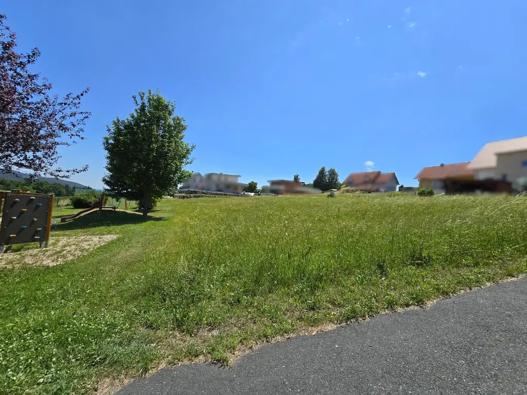 Grundstück in gepflegtem Neubauviertel mit schöner Aussicht