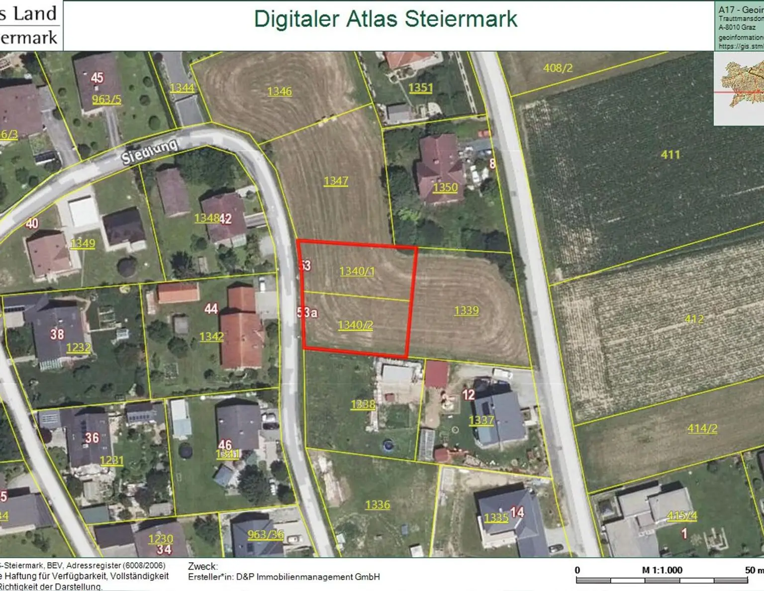 1000 m² Baugrundstück in Neudau - Idyllische Lage mit Top-Infrastruktur