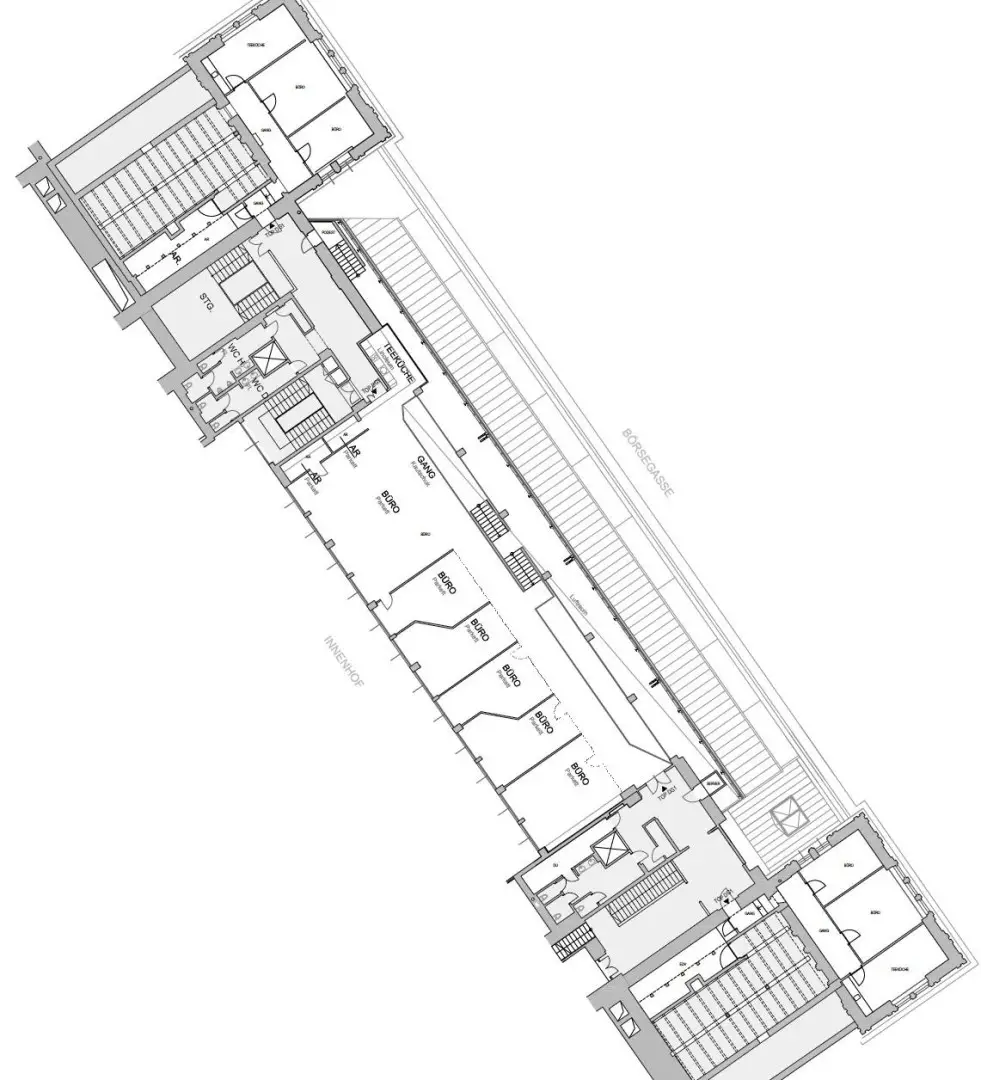 Alte Börse: BÜRO am Schottenring - große Terrasse - U2-Nähe!!