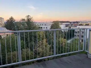 Terrasse morgens