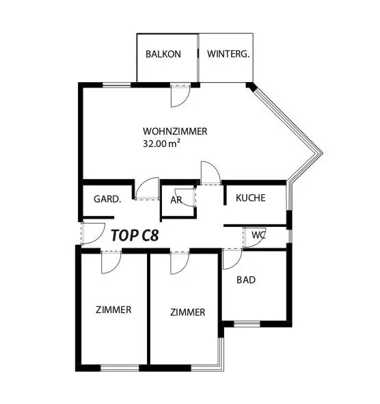Grundriss Wohnung top 8 Kopie