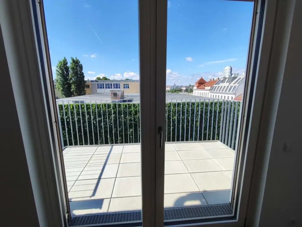 NEUBAU DACHGESCHOß-3-Zimmer-ERSTBEZUG mit Balkon in 1210 Wien! Top 2/50