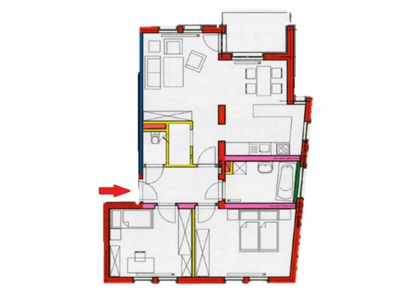 LOGGIA I LICHTDURCHFLUTET I PARKETT I ABSOLUTE RUHELAGE I BADEWANNE I AB SOFORT I PROJEKT WOHNEN I