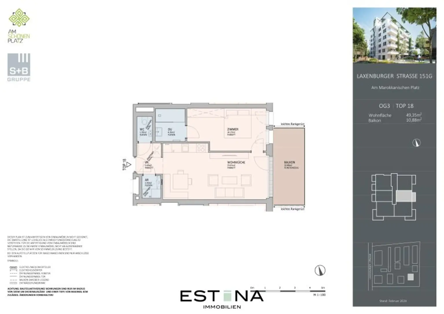 Wohnprojekt "Am schönen Platz" - Pärchenwohnung mit perfektem Grundriss