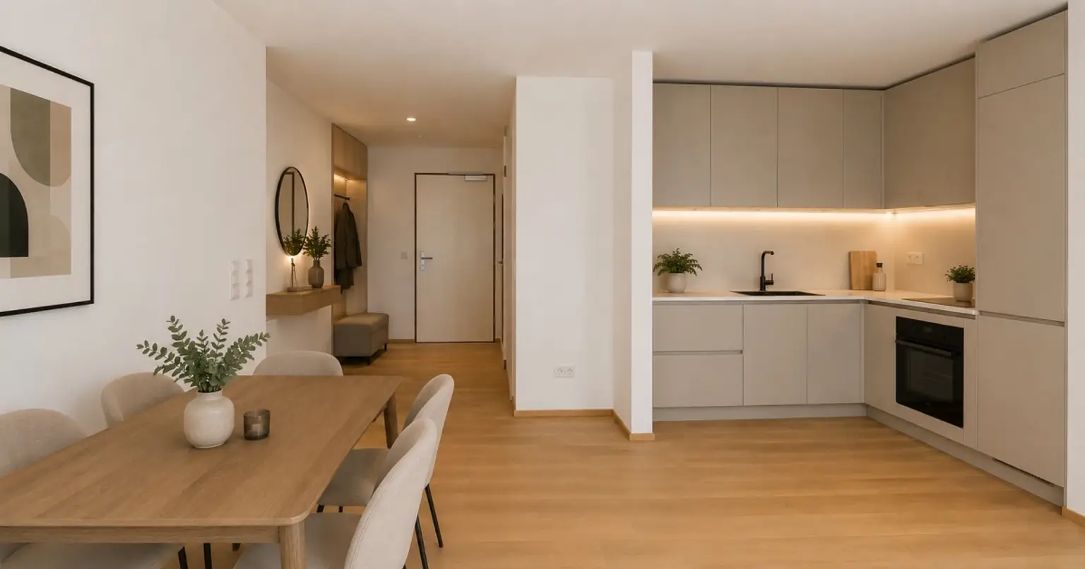 Visual Vorraum | ZWEI Zimmer mit BALKON ++ GRÜN & RUHIG | Prima Service Immobilien