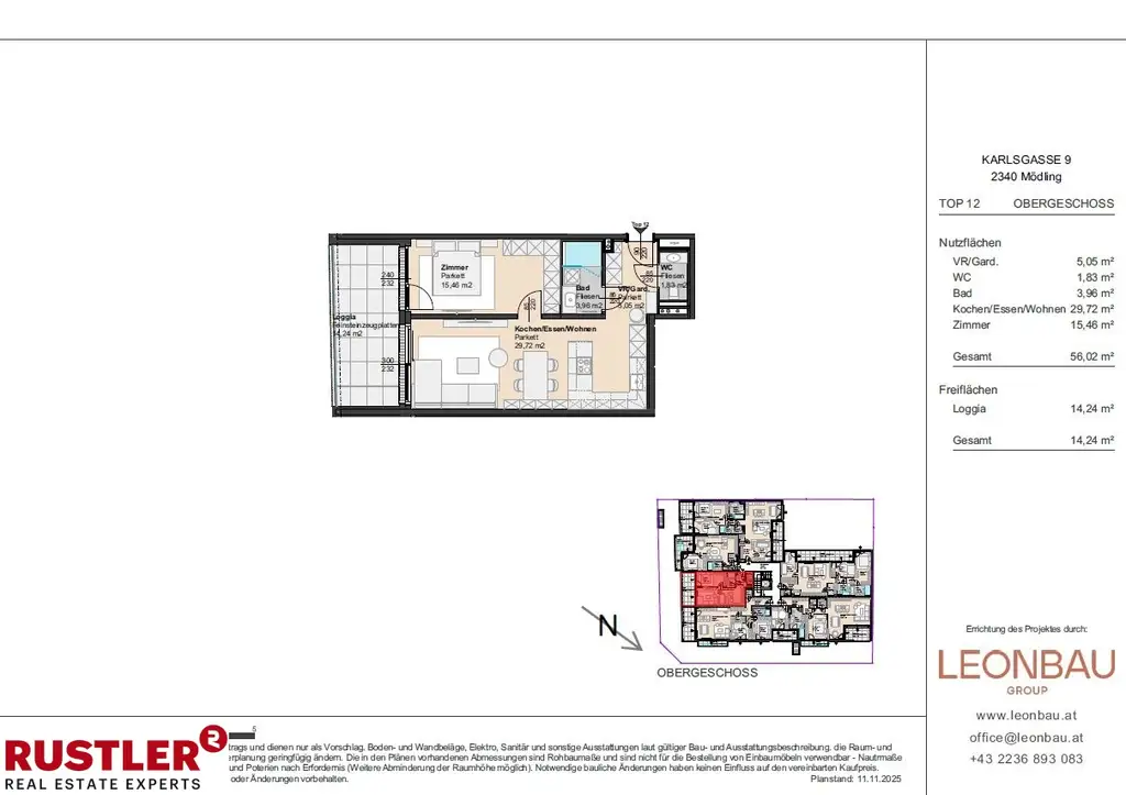 "Wohnhaus Karl 9" - Extravagante Eigentumswohnungen in Mödling