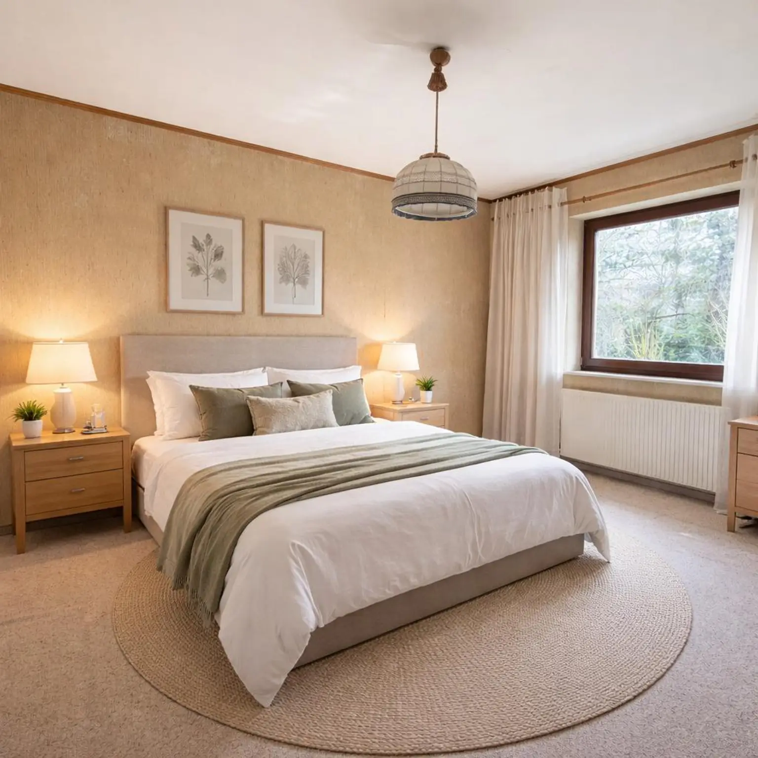 Schlafzimmer (virtuell eingerichtet)