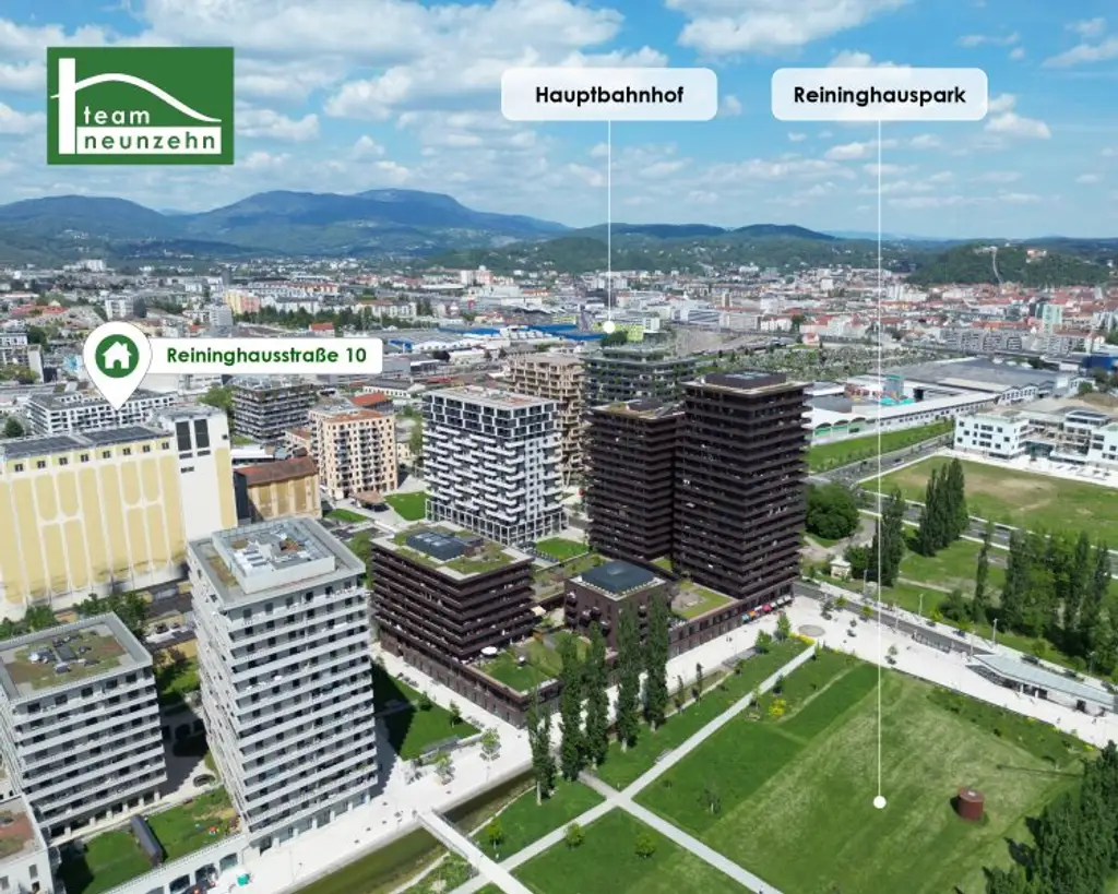 AKTION 1 MONAT MIETZINSFREI! URBAN LIVING - HOCHWERTIG AUSGESTATTETE WOHNUNGEN IM GRAZER WESTEN. - WOHNTRAUM