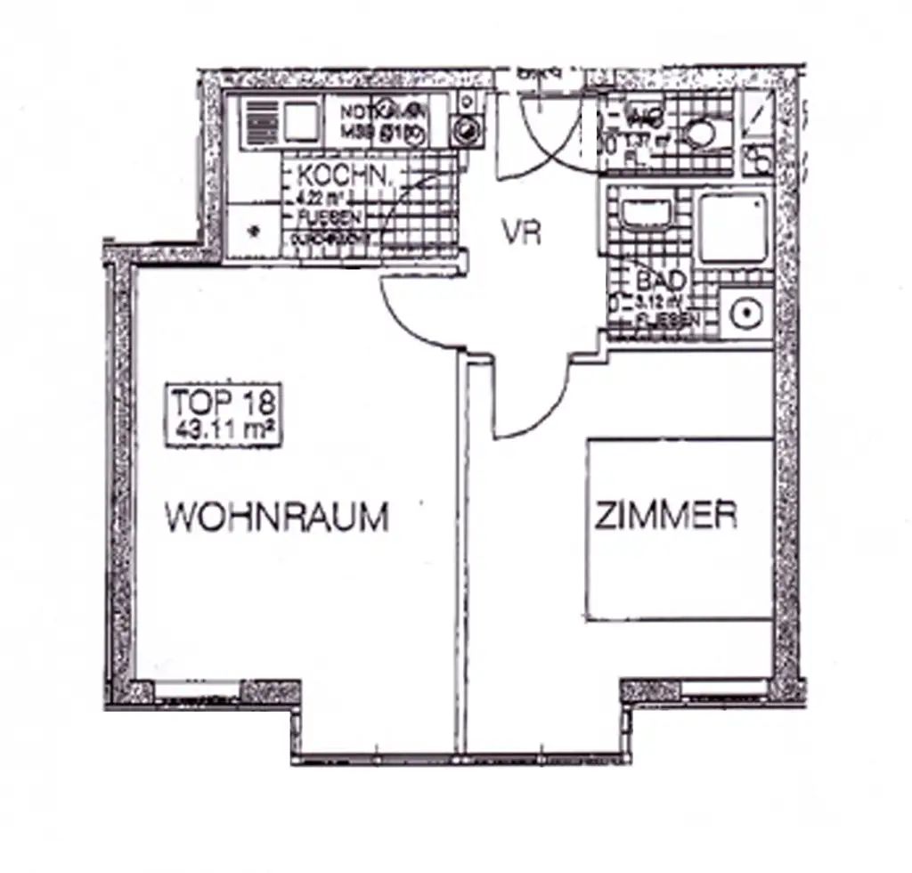 Urbane 2 Zimmer Neubau-Wohnung nähe Mariahilfer Straße