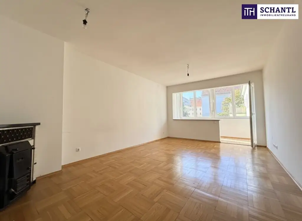 Traumhafte 3-Zimmer-Wohnung in Graz mit Schlossberg-Blick in idyllischer Ruhelage!