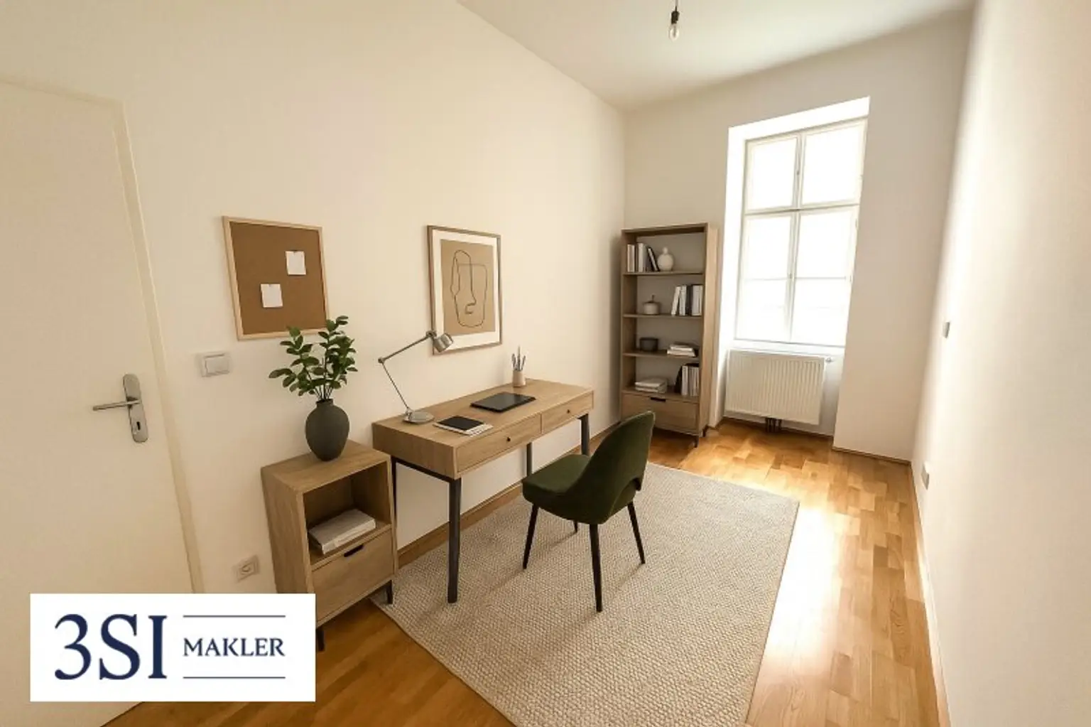 Charmante 3-Zimmer-Wohnung mit Blick in den ruhigen Innenhof - in Top-Lage des 3. Bezirks