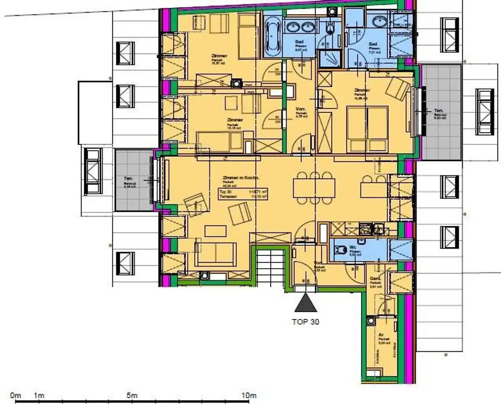 PENTHOUSE in der Ungargasse (Nähe: Stadtpark, Rochusmarkt, 1. Bezirk)!!