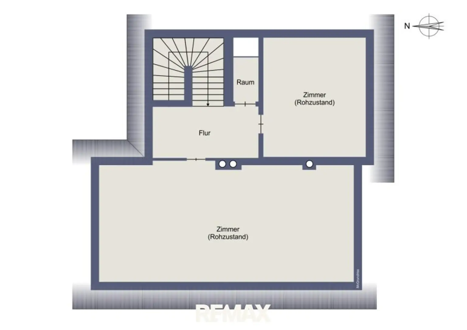 Grundriss Dachboden