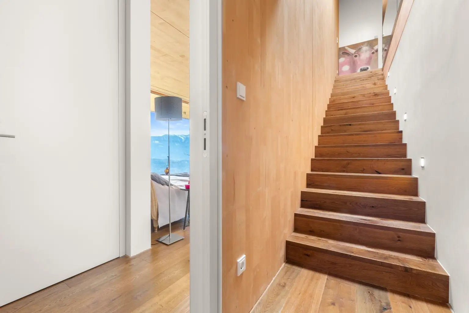 Gästebereich samt Stiegenaufgang