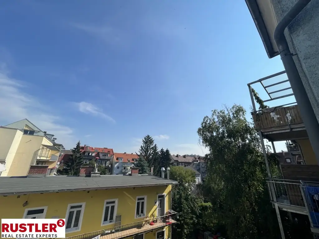 1. Monat MIETZINSFREII Helle 2-Zimmer-Wohnung mit Balkon in zentraler Grazer Lage