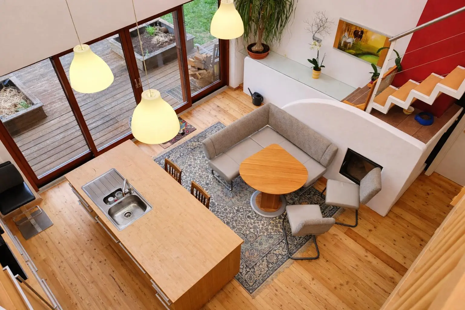 Blick von der Gallerie