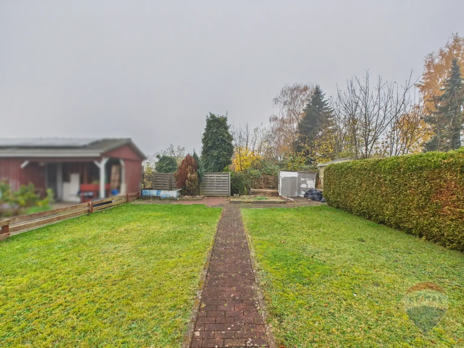 Hinterer Bereich im Garten